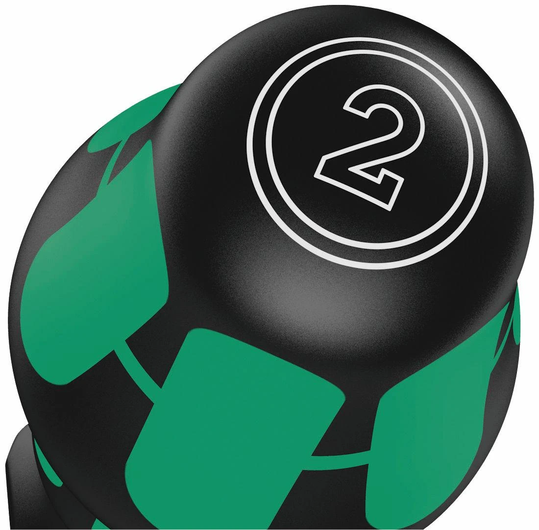 Atsuktuvas Pozidriv Wera Kraftfrom Plus 350, lazerinis antgalis, PH 2 x 100 mm, lizdinė plokštelė