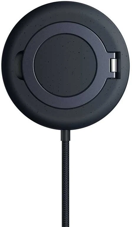 Baseus Belaidis magnetinis Qi2 įkroviklis 15W su USB-C 1.5m laidu, juodas
