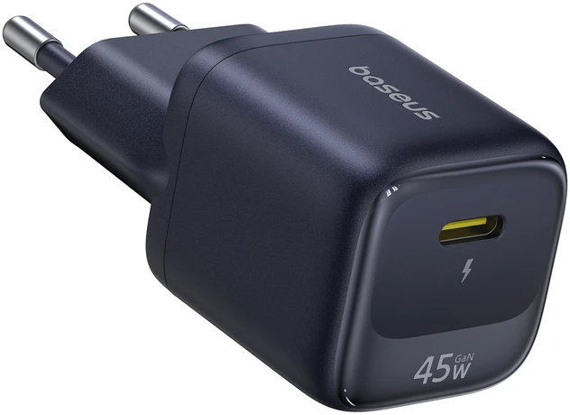 Baseus Sieninis įkroviklis EnerFill FN22 45W USB-C QC PD, juodas
