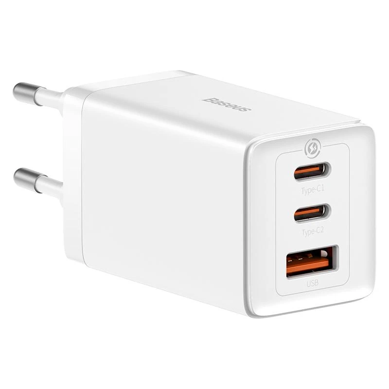 Baseus GaN5 Pro sieninis įkroviklis 2xUSB-C + USB 65W