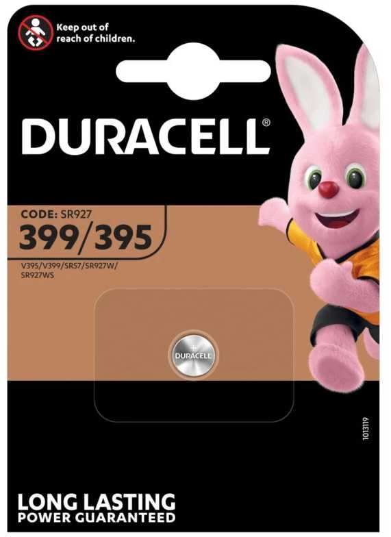 Duracell 399/395 Vienkartinė baterija SR57 Sidabro oksidas (S)