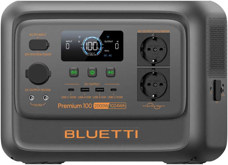 BLUETTI Kilnojama energijos stotelė | 1800W 1024Wh LiFePO4
