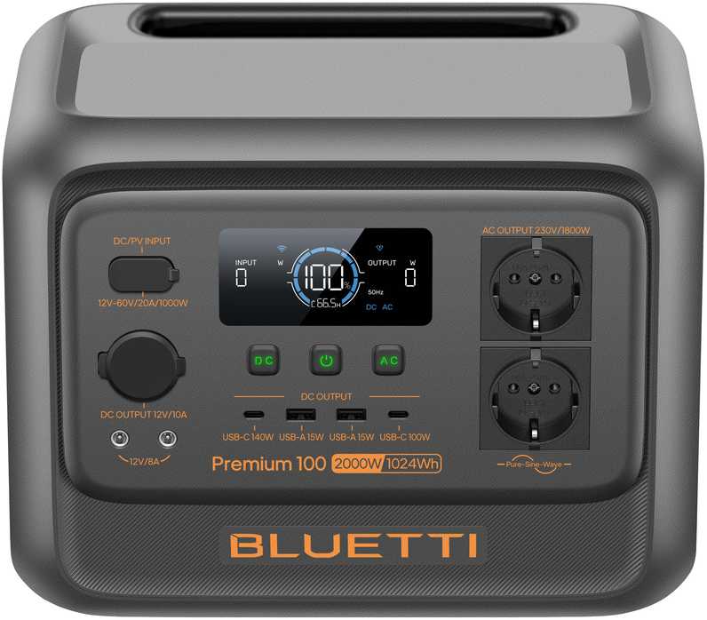 BLUETTI Kilnojama energijos stotelė | 1800W 1024Wh LiFePO4