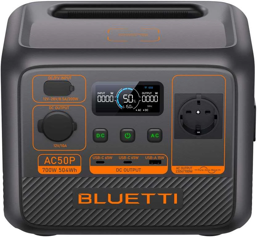 BLUETTI Kilnojama energijos stotelė 700W 504Wh LiFePO4