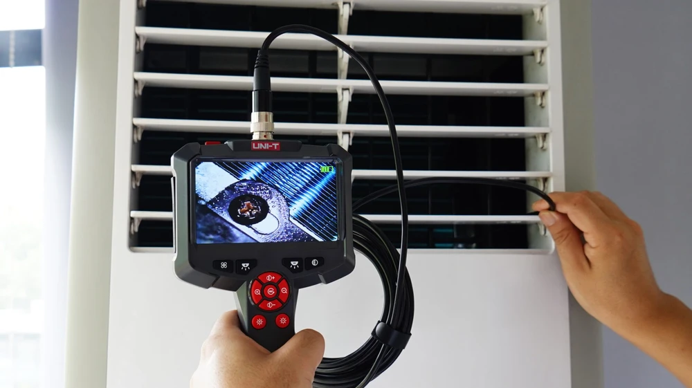 Boroskopas, 1m, 4.3"HD ekranas, 300K HD kamera, IP67, UNI-T