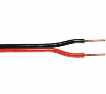 Cabletech Laidas kolonėlėms 2x1.5mm² juodas/raudonas (varinis)