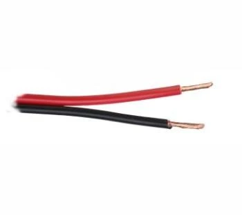 Cabletech Laidas kolonėlėms 2x2.5mm² juodas/raudonas (varinis)