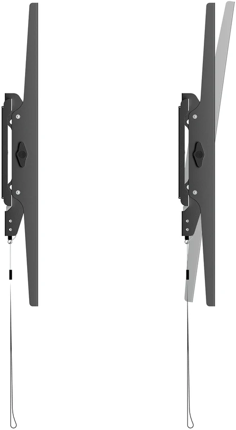 Cabletech Laikiklis sieninis pakreipiamas TV 32-75" (maks. 75kg), juodas