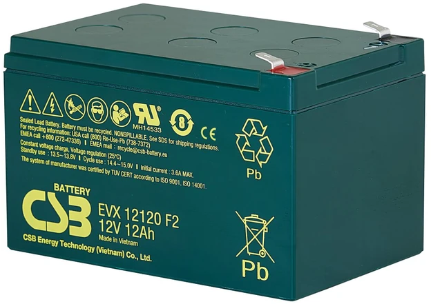 Csb Battery Akumuliatorius 12V 12Ah F2 Pb CSB