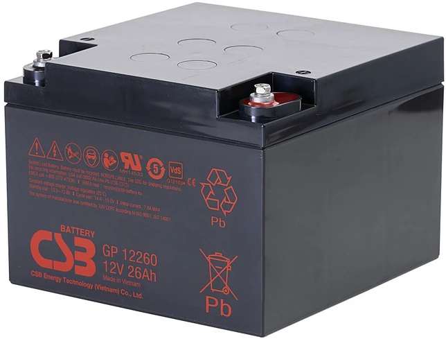 Csb Battery Akumuliatorius 12V 26Ah Pb AGM VRLA CSB