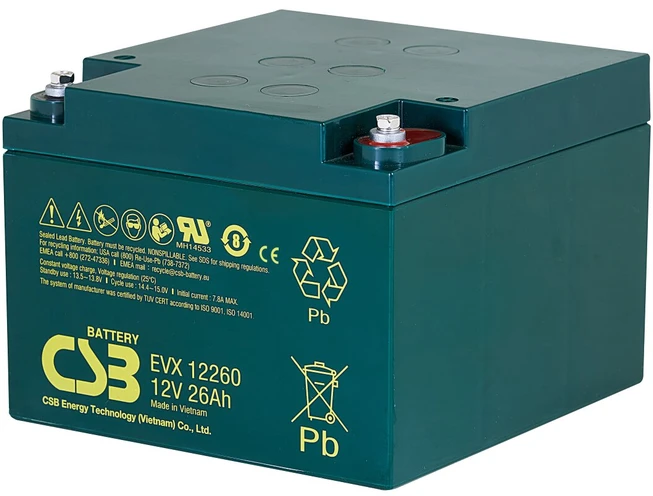 Csb Battery Akumuliatorius 12V 26Ah Pb CSB