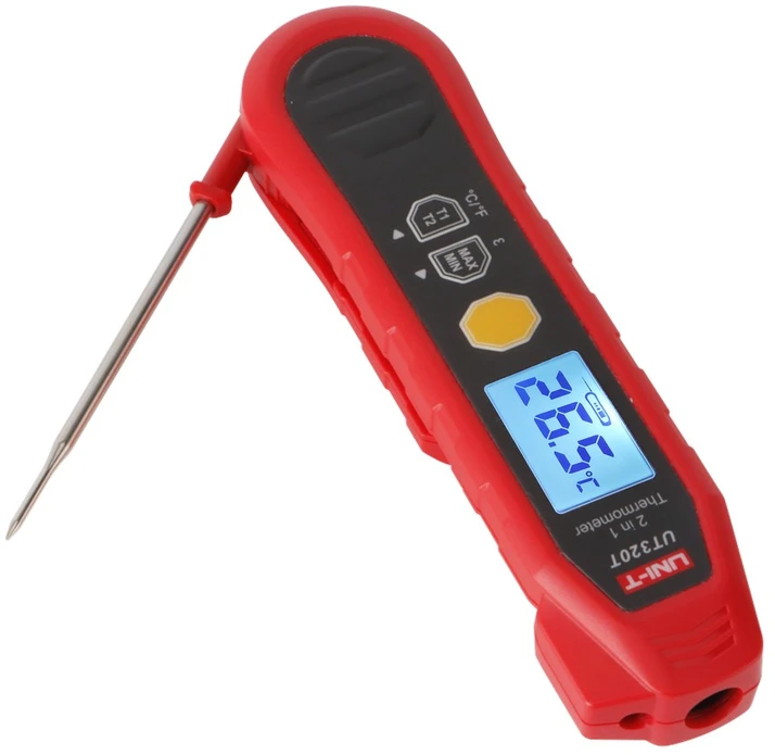 Daugiafukcis termometras IR 40-300°C; -40-300°C ; IP54, Max/Min/Skirtumas/matavimo rakinimasl UNI-T