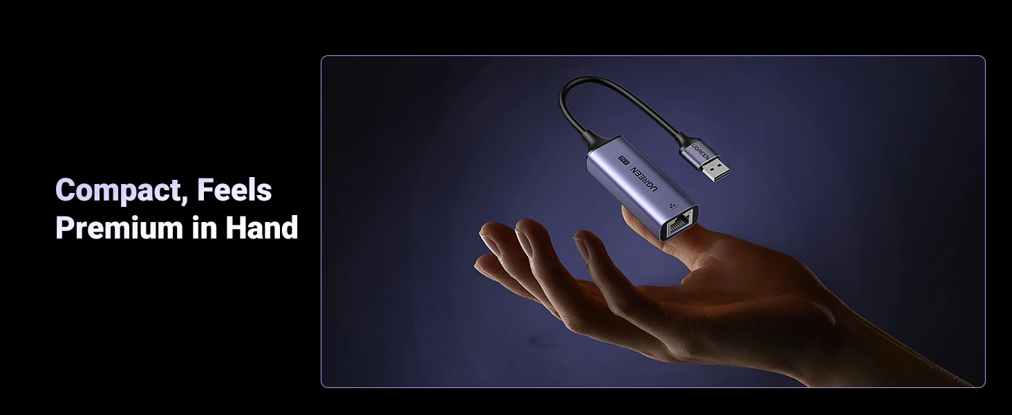 Ugreen Adapteris tinklo USB A 3.0 - RJ45 2.5G Gigabit aprašymas - Prekės nuotrauka