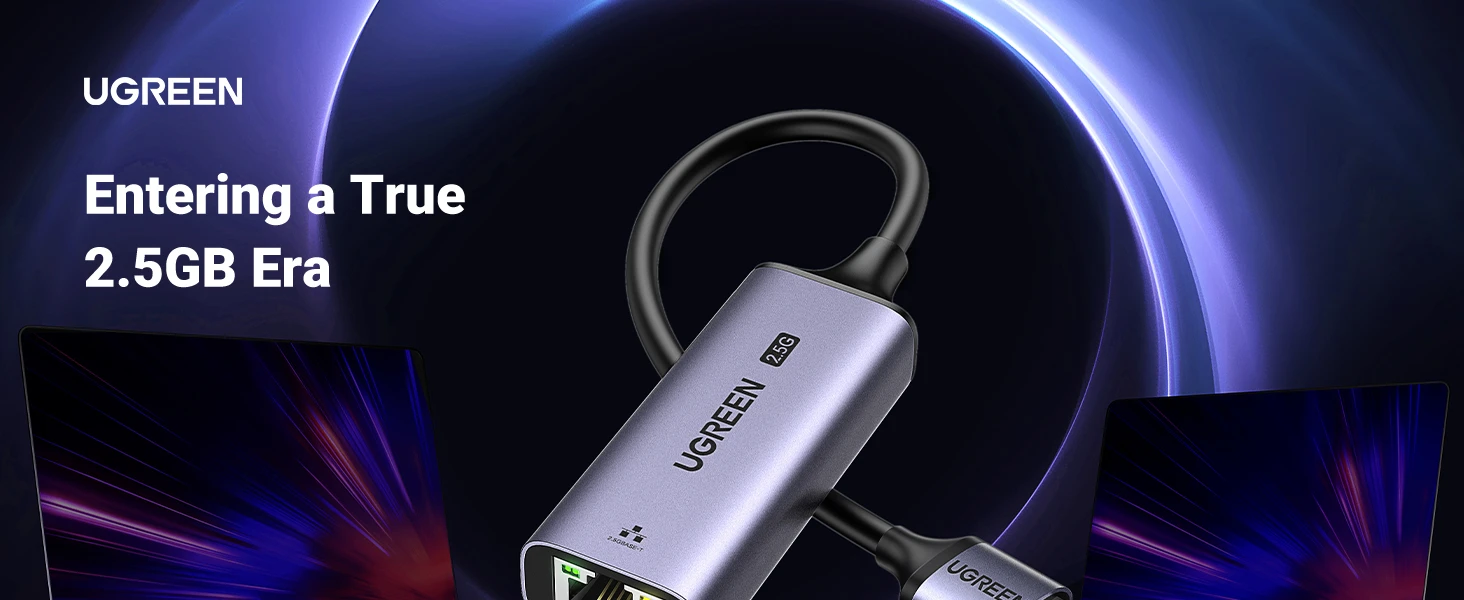 Ugreen Adapteris tinklo USB A 3.0 - RJ45 2.5G Gigabit aprašymas - Prekės nuotrauka
