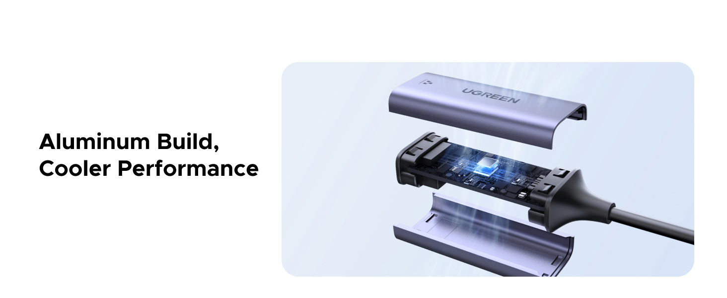 Ugreen Adapteris tinklo USB C 3.1 Gen1 - RJ45 Gigabit aprašymas - Prekės nuotrauka