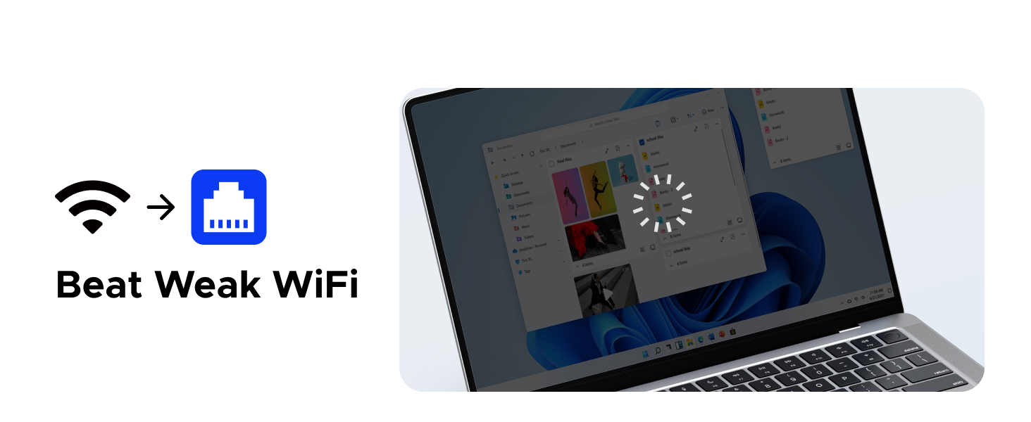 Ugreen Adapteris tinklo USB C 3.1 Gen1 - RJ45 Gigabit aprašymas - Prekės nuotrauka