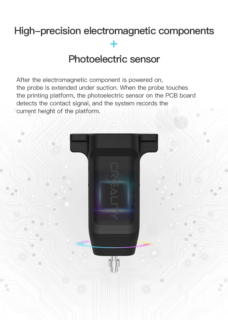 Automatinio aukščio jutiklis (CR Touch) spausdintuvams Ender-3/3V2/3Pro/3Max/5/5Pro CR-10 4001010026 CREALITY aprašymas - Prekės nuotrauka