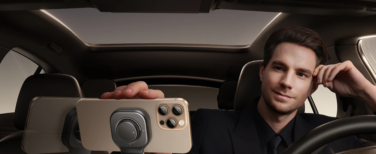 Baseus Automobilinis magnetinis laikiklis telefonams PrimeTrip C03, juodas aprašymas - Prekės nuotrauka