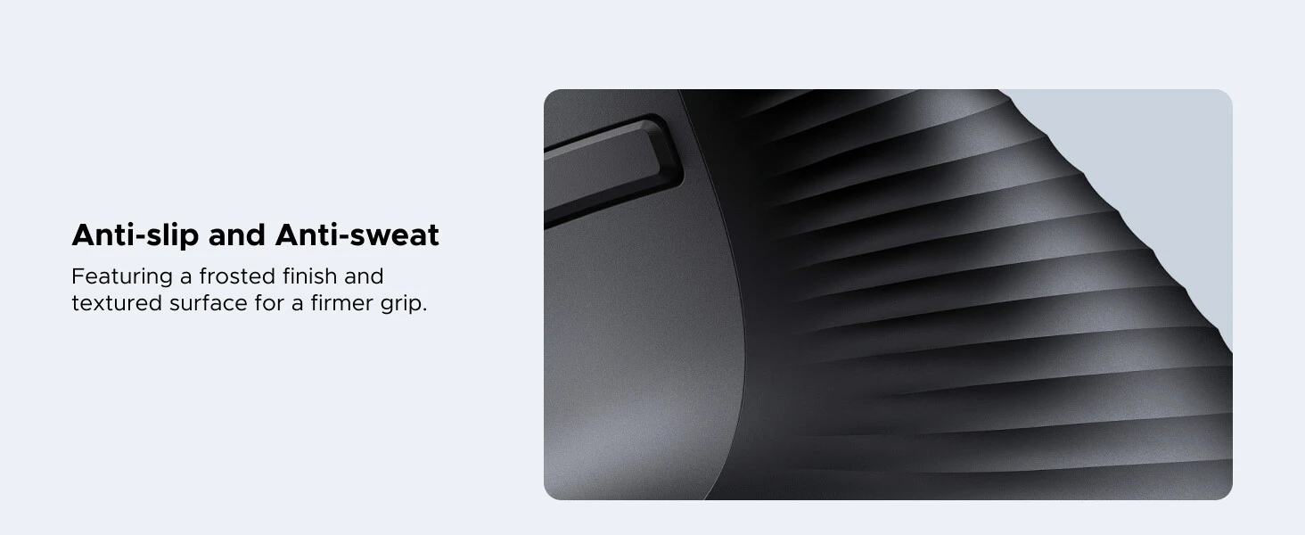 Ugreen Belaidė vertikali pelė 2.4GHz / Bluetooth 5.4 (reguliuojamas DPI), juoda aprašymas - Prekės nuotrauka