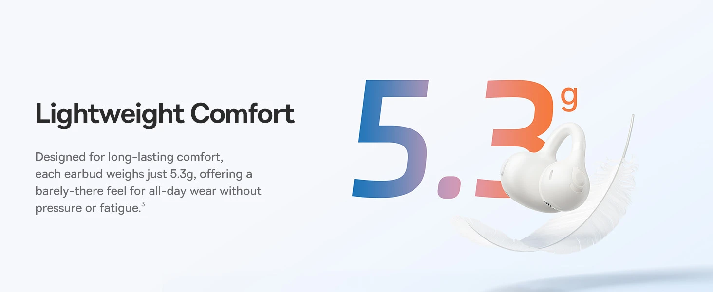 Baseus Belaidės Bluetooth 6.0 ausinės Bass BC1 su įkrovimo dėklu, baltos aprašymas - Prekės nuotrauka