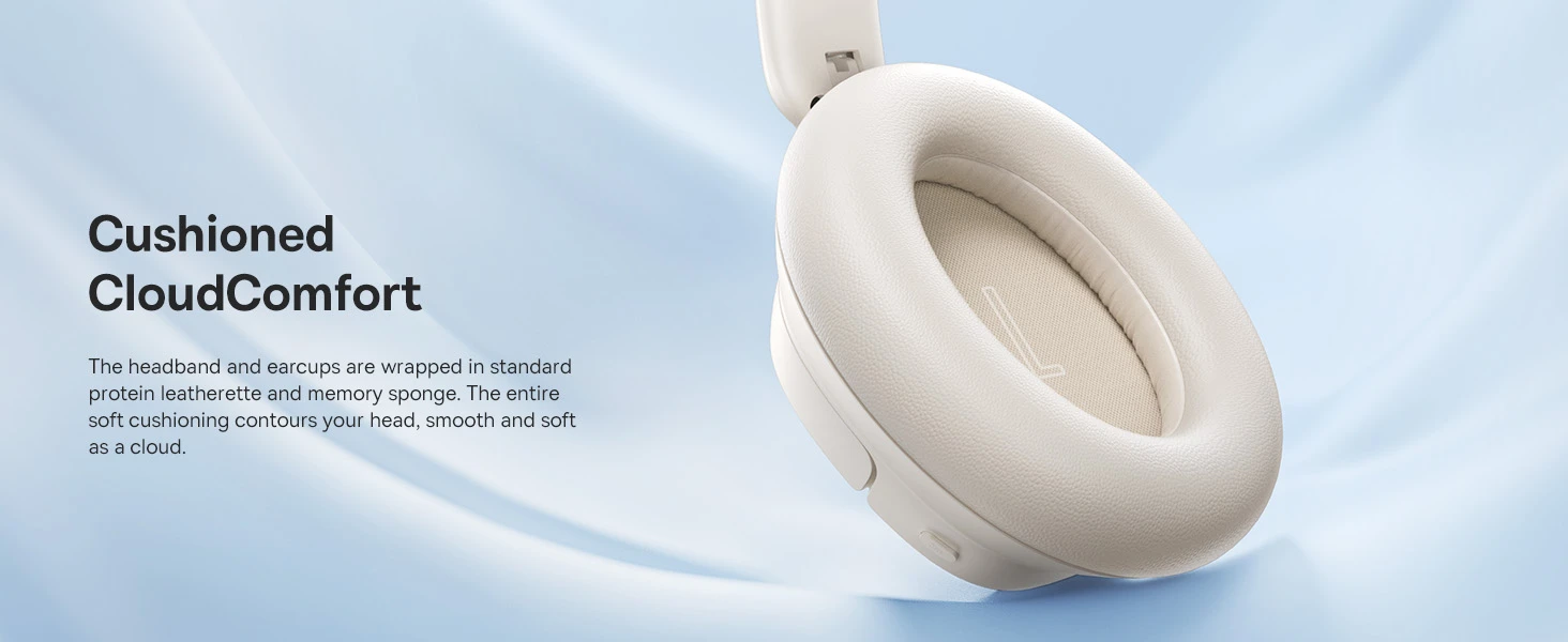 Baseus Belaidės Bluetooth 6.0 ausinės Bass BH1 NC su triukšmo slopinimu, juodos aprašymas - Prekės nuotrauka