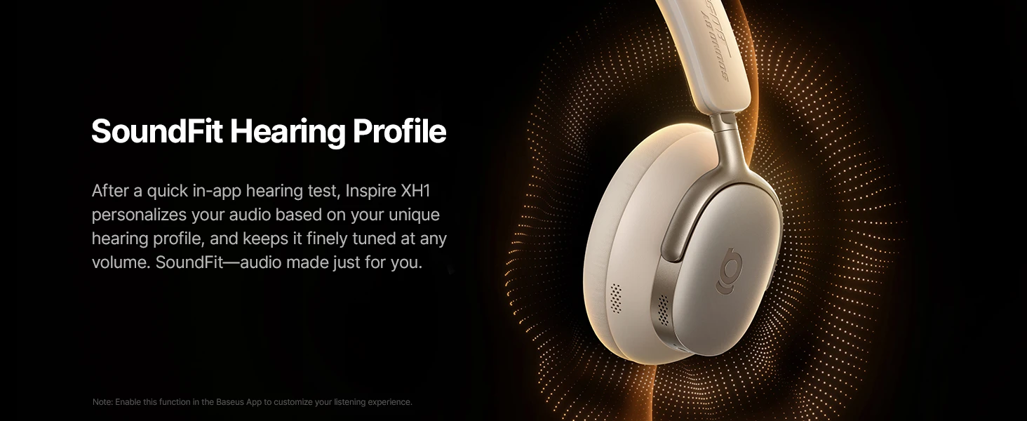 Ausinės Baseus Inspire XH1 Sound by Bose Droga Mleczna aprašymas - Prekės nuotrauka