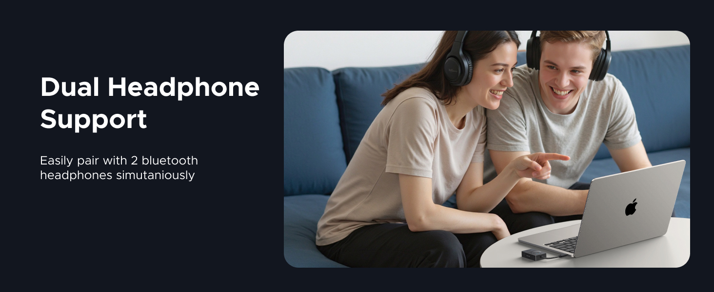 Siųstuvas Ugreen BT305 Bluetooth 5.4 - juodas aprašymas - Prekės nuotrauka