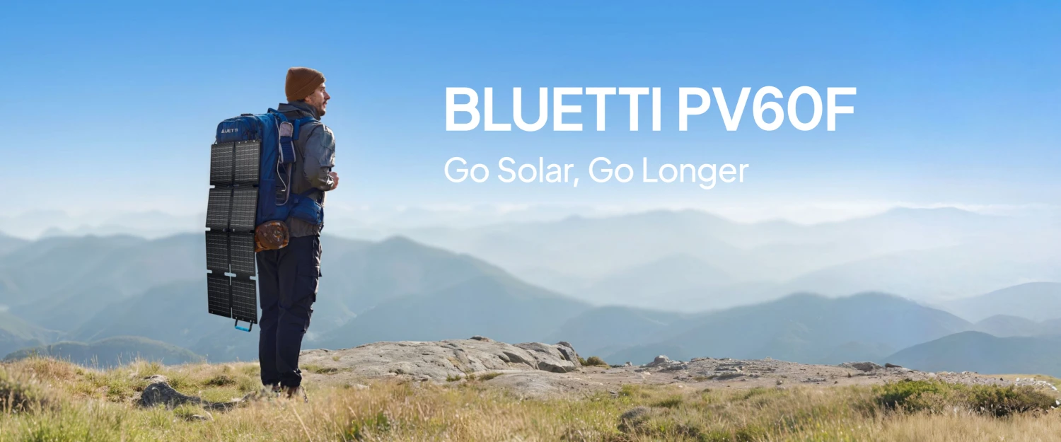 BLUETTI 60W sulankstoma saulės panelė USB-A (18W) USB-C (30W) XT60 aprašymas - Prekės nuotrauka