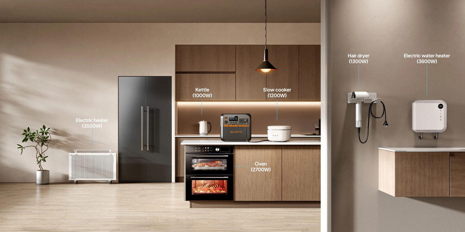 BLUETTI Kilnojama energijos stotelė | 2700W 2073Wh LiFePO4 aprašymas - Prekės nuotrauka