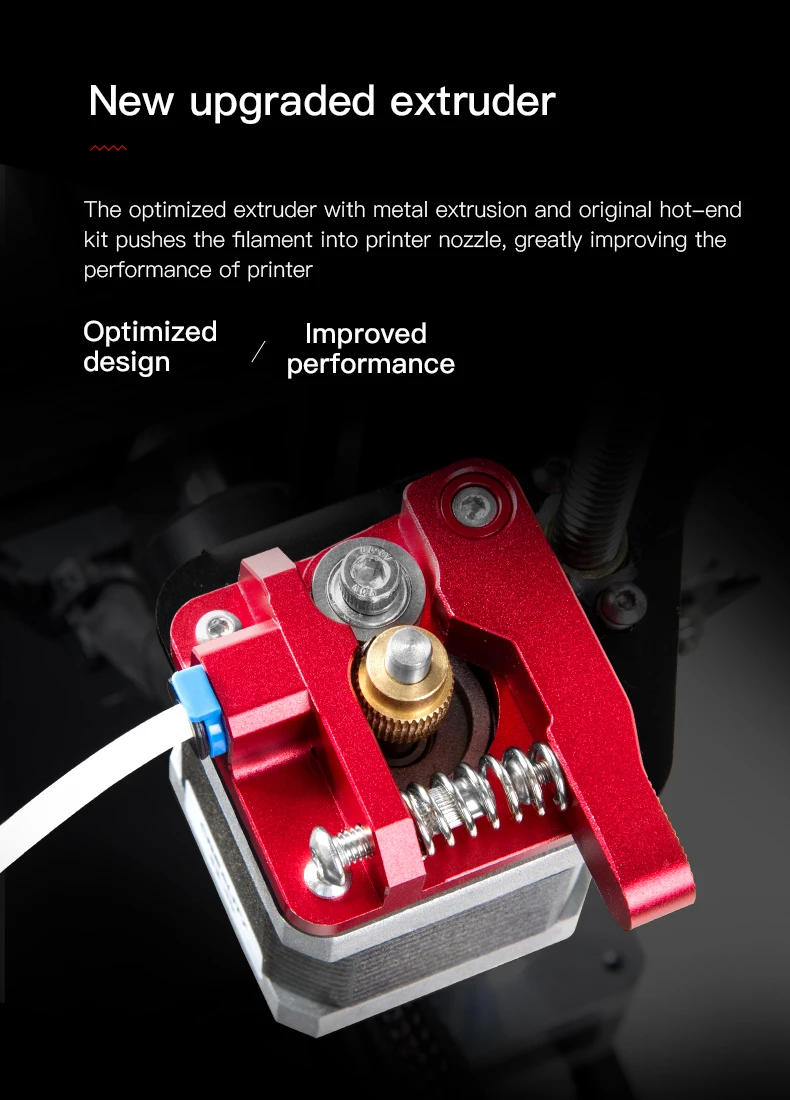 Ekstruderio komplektas metalinis skirtas CR-10, CR-100, Ender-3, ENDER-5 serijos spausdintuvams CREALITY aprašymas - Prekės nuotrauka