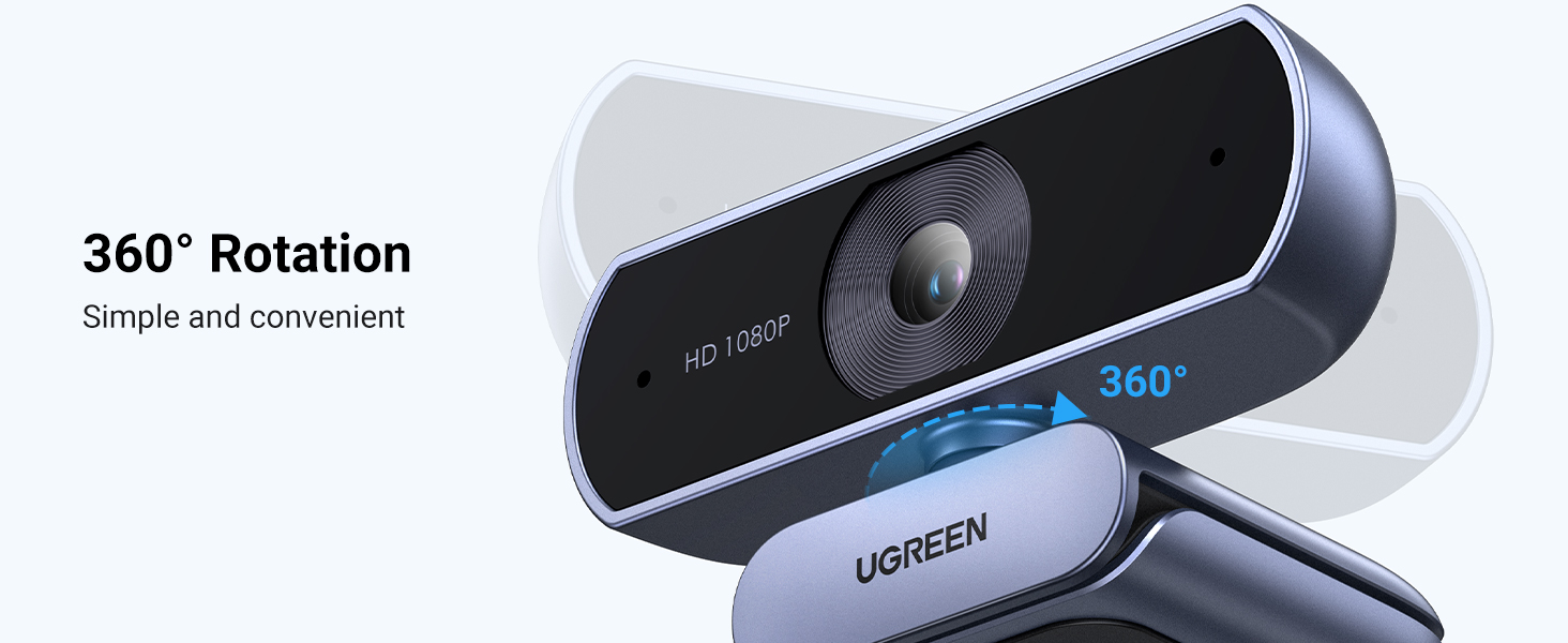 Ugreen Internetinė USB kamera HD 1080P@30FPS su mikrofonu aprašymas - Prekės nuotrauka