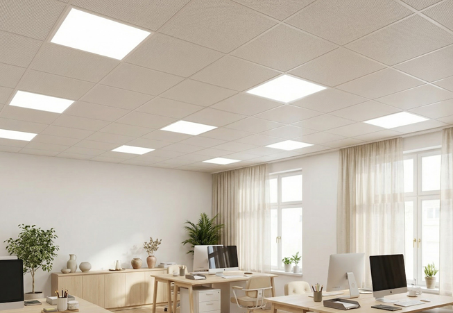Lubinis šviestuvas Led Line Prime LED panelė 60x60cm 28/32/36/40W, 4800lm, CCT (3K/4K/6K) UGR<19 keičiamos galios ir spalvos aprašymas - Prekės nuotrauka