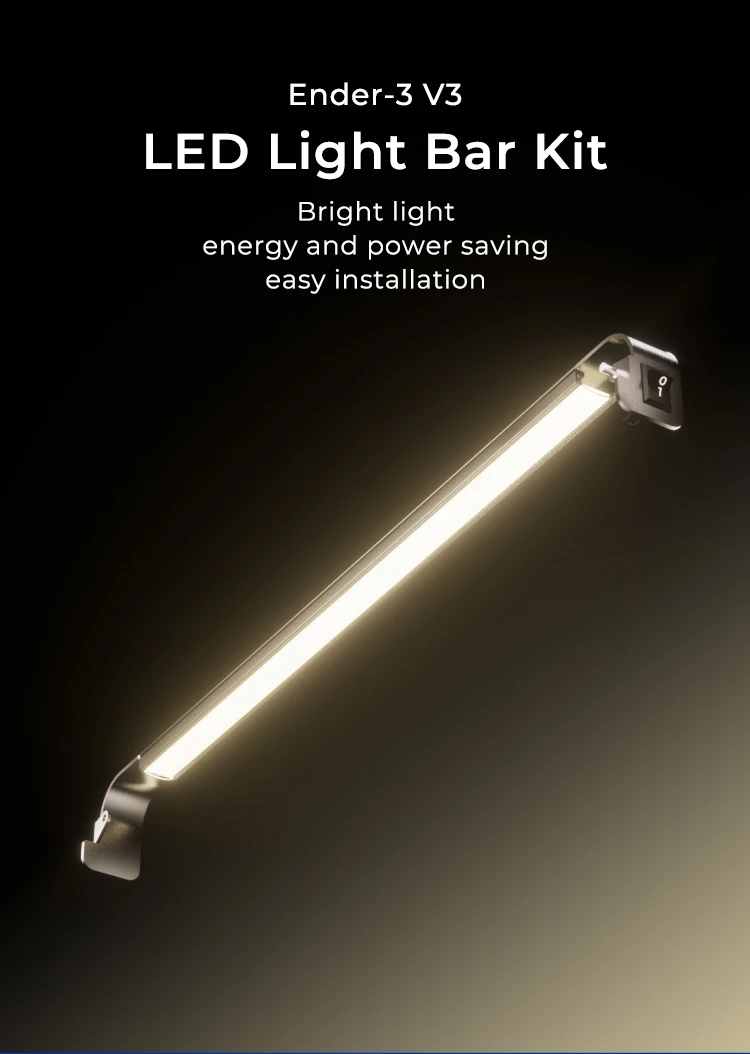 LED šviestuvas ENDER-3V3 serijos 3D spausdintuvams (netinka 3V3PLUS) CREALITY aprašymas - Prekės nuotrauka