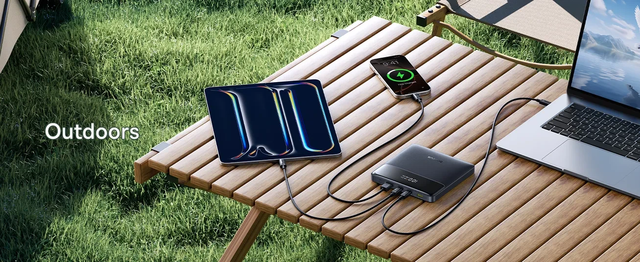 Baseus Blade H1 20000mAh 100W juoda aprašymas - Prekės nuotrauka