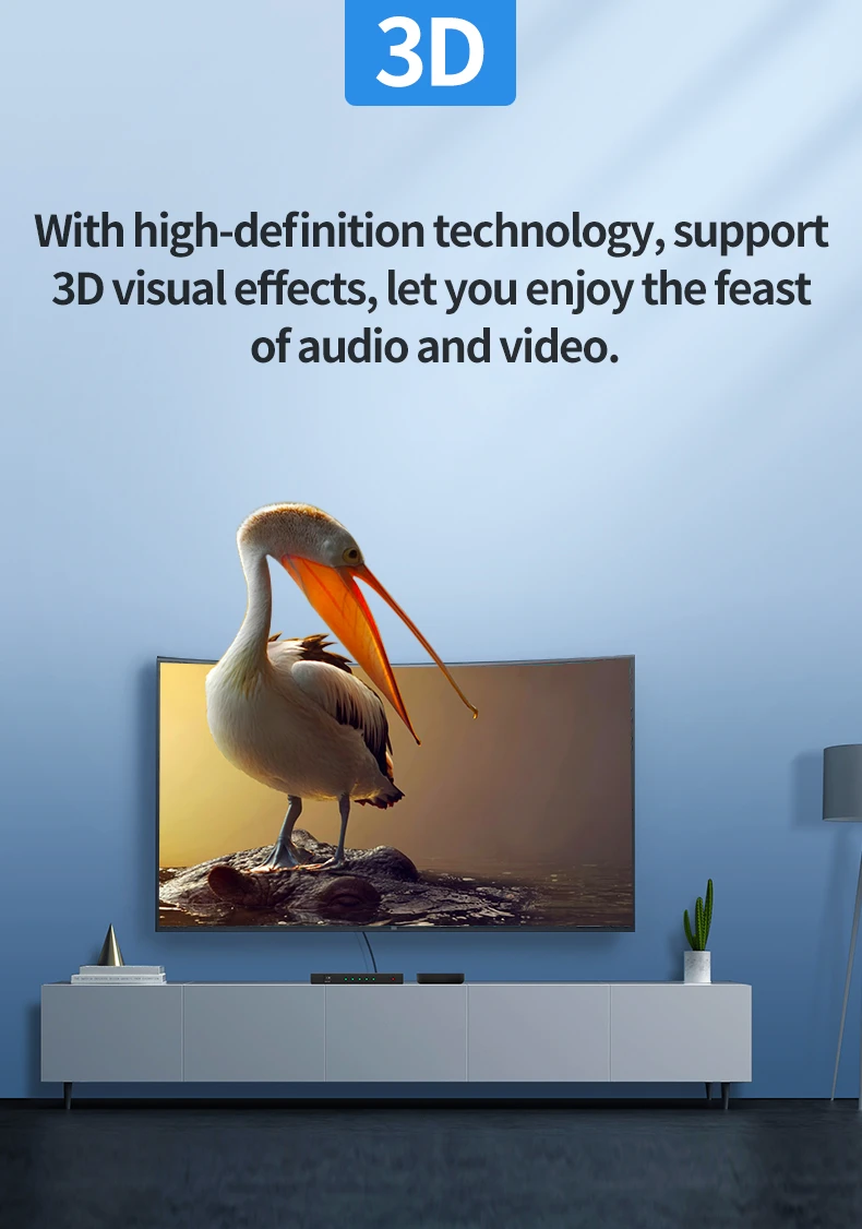 Ugreen Šakotuvas HDMI 1.4 4K 30Hz (1 įėjimas -> 4 išėjimai) aprašymas - Prekės nuotrauka