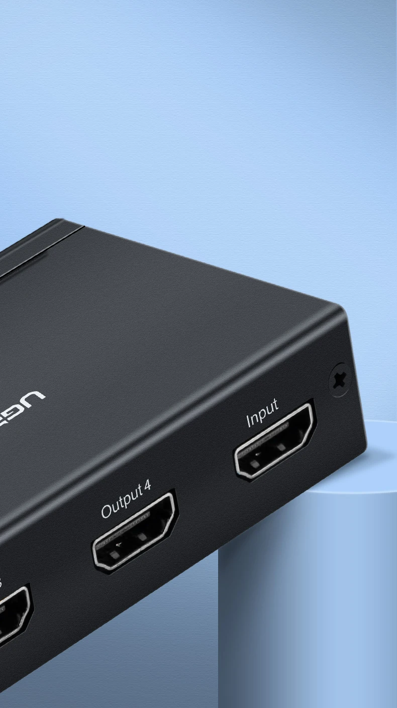 Ugreen Šakotuvas HDMI 1.4 4K 30Hz (1 įėjimas -> 4 išėjimai) aprašymas - Prekės nuotrauka