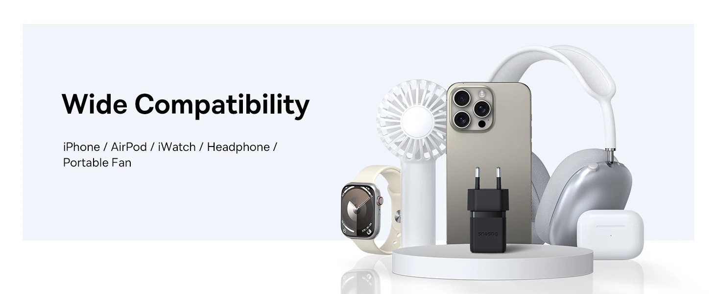Baseus Sieninis įkroviklis Palm 30W USB + USB-C QC3.0 PD3.0 su USB-C kabeliu 1m, juodas aprašymas - Prekės nuotrauka