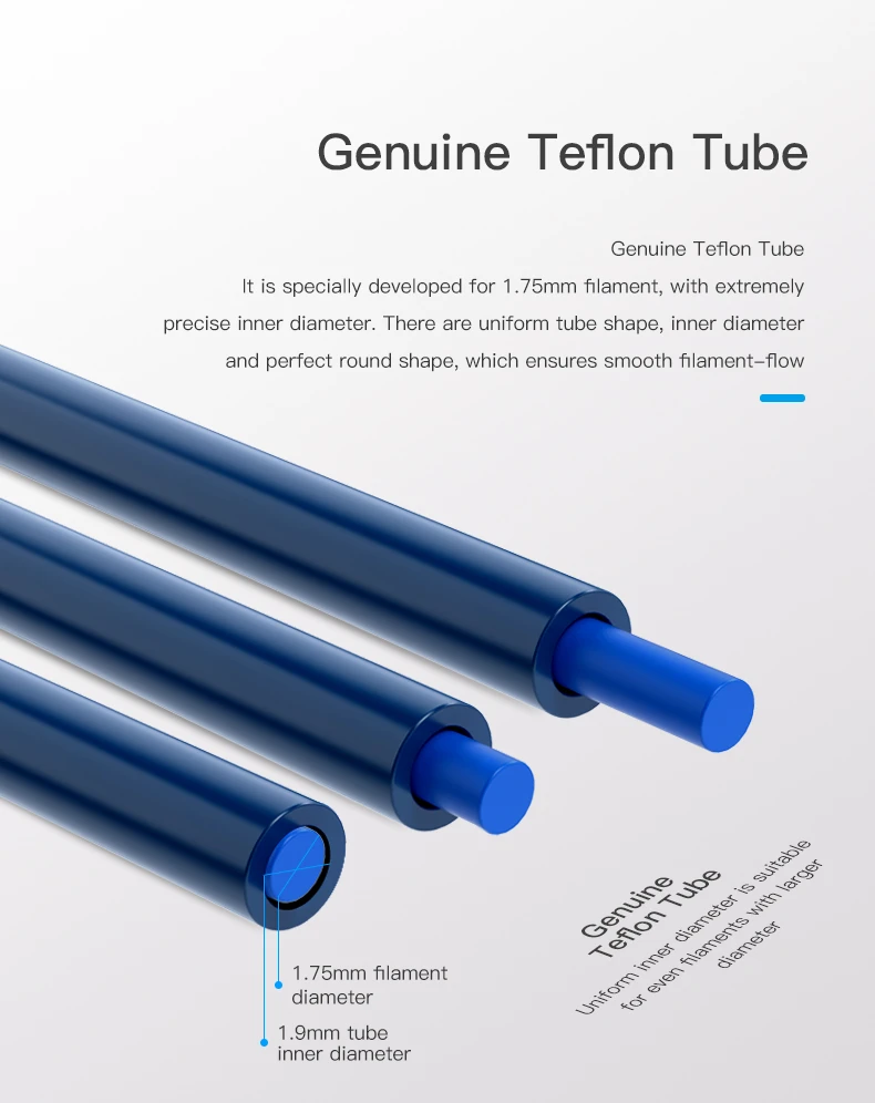 Creality Tefloninis Capricorn PTFE vamzdelis 1m aprašymas - Prekės nuotrauka
