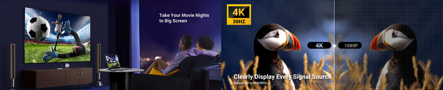 UGREEN belaidis HDMI siųstuvas ir imtuvas 4K30Hz, 1080P@60Hz iki 50m CM586 aprašymas - Prekės nuotrauka