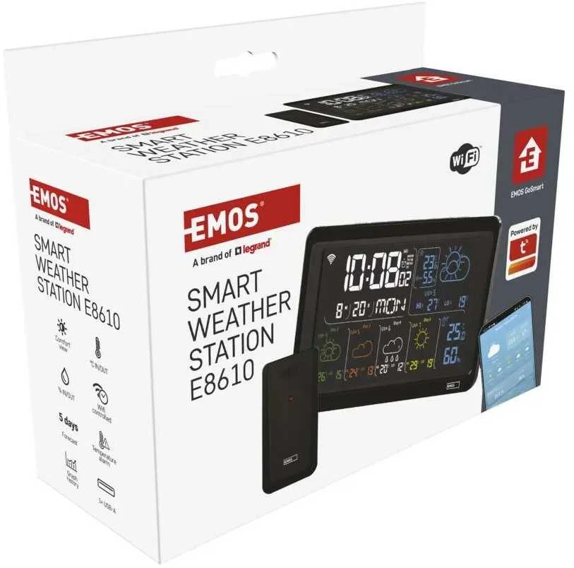 Emos Belaidė išmani orų stotelė su Wi-Fi GoSmart