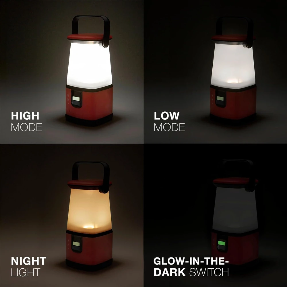 Energizer 500lm žibintas Camping ESAL351 3xAA / 3xD, gali įkrauti įrenginius per USB