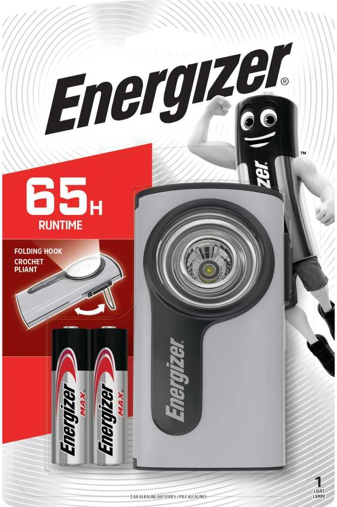 Nešiojamas LED Žibintuvėlis - Energizer Kompaktiška Metalinė Šviesa, LED, 65 Valandų Veikimo Laikas, Mėlyna