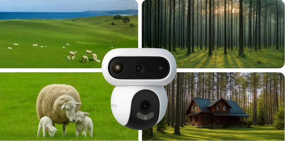 4G+ WIFI lauko akumuliatorinė valdoma IP kamera EZVIZ CS-HB90x/SP