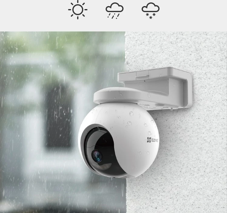 Tinklo kamera Ezviz CS-HB8-4K | 8 MP | 4mm | IP65 | H.265/H.264 | MicroSD iki 512 GB