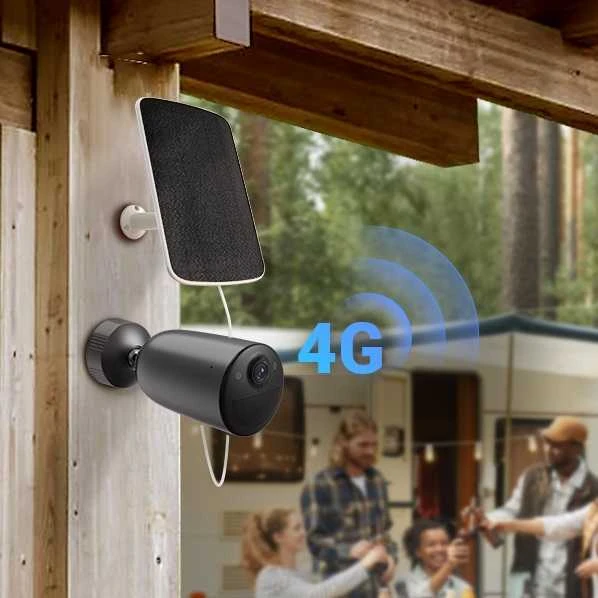 Ezviz Kamera su 4G LTE, 3MP, su SIM kortelės lizdu, belaidė, 3MP, USB C, MicroSD iki 512GB