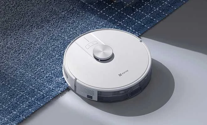 Dulkių siurblys - robotas EZVIZ CS-RE4-PWT2, Baltas