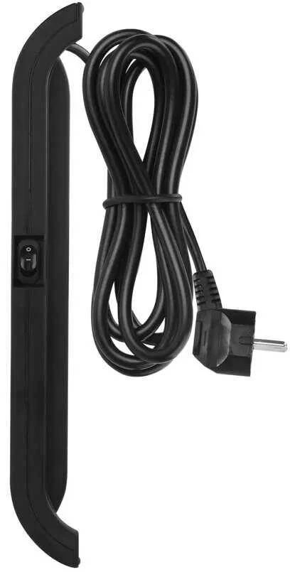 Ilgiklis su apsauga nuo viršįtampių (1800J) 8 lizdų, 3m, TV antenos (IEC), RJ45 apsaugos, juodas EMOS