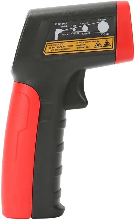Infraraudonųjų spindulių termometras -20°C iki 400°C UT300A+ UNI-T