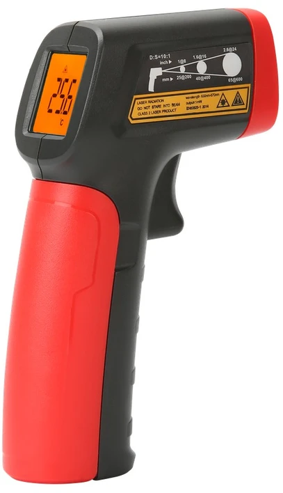 Infraraudonųjų spindulių termometras -20°C iki 400°C UT300A+ UNI-T