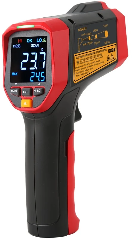IR termometras -50~2000C; D: S santykis: 50: 1; UNI-T